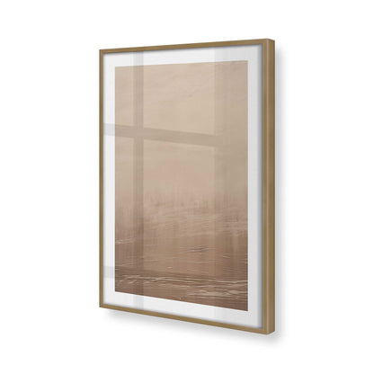 [Color:Brushed Gold], Picture of art in a Brushed Gold frame of the corner