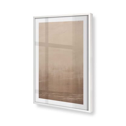 [Color:Opaque White], Picture of art in a Opaque White frame of the corner