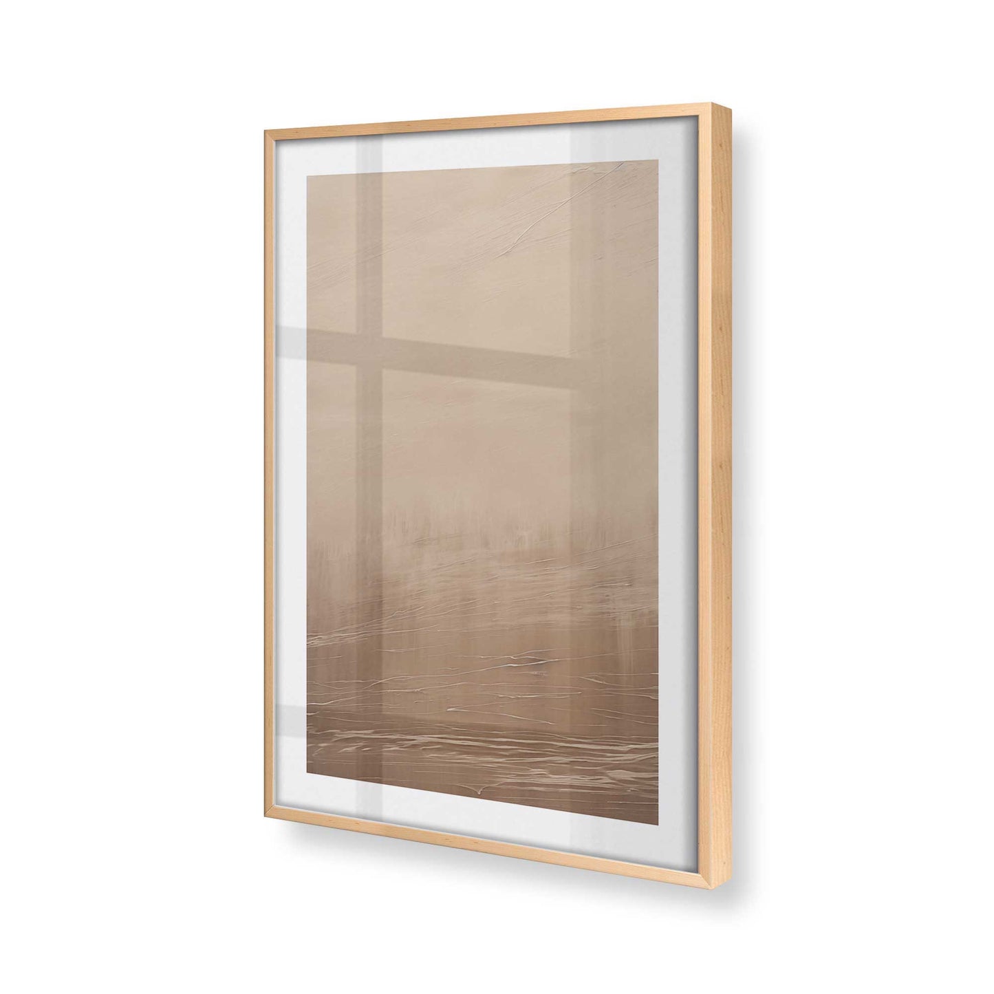 [Color:Raw Maple], Picture of art in a Raw Maple frame of the corner