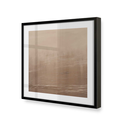 [Color:Satin Black], Picture of art in a Satin Black frame at an angle