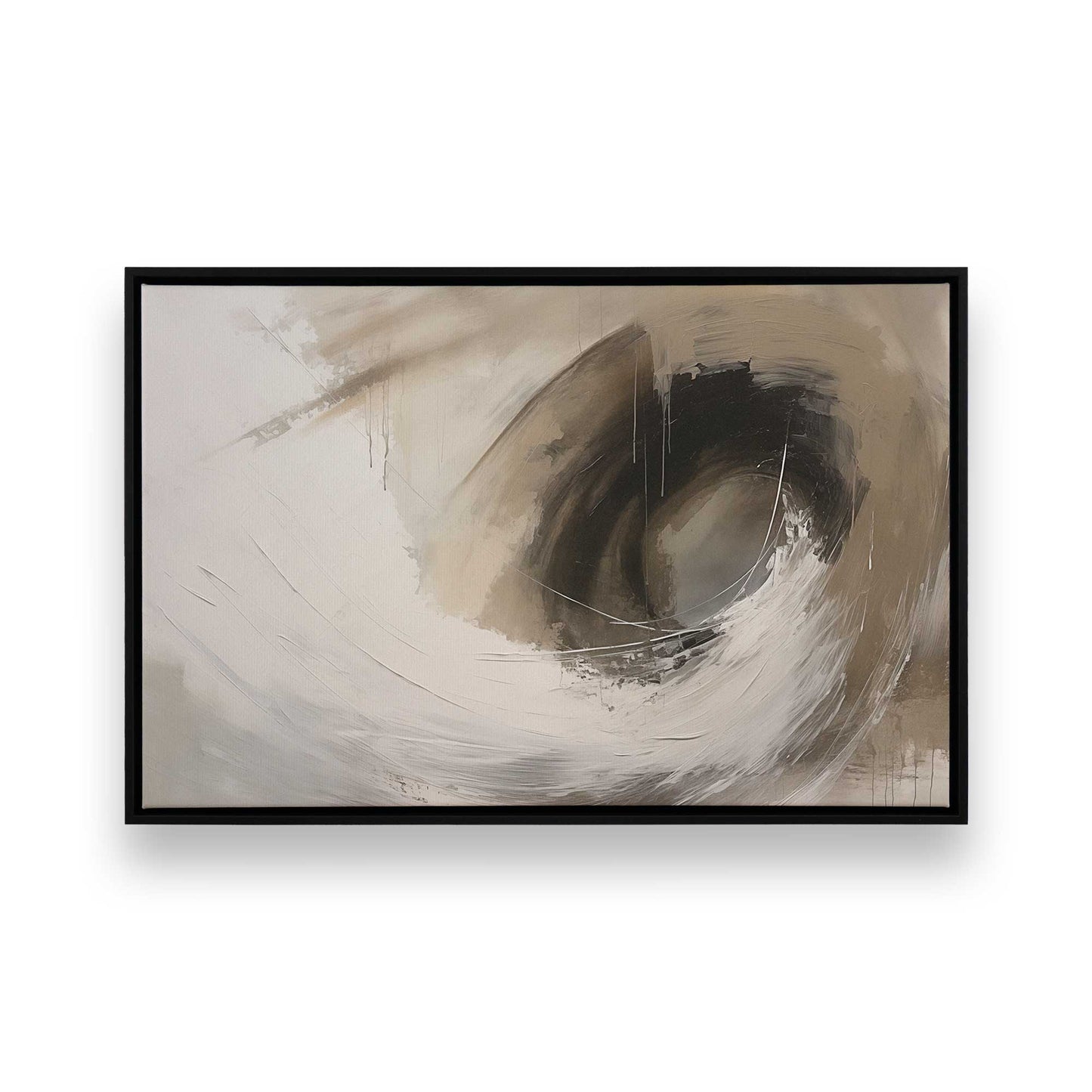 [Color:Satin Black], Picture of art in a Satin Black frame