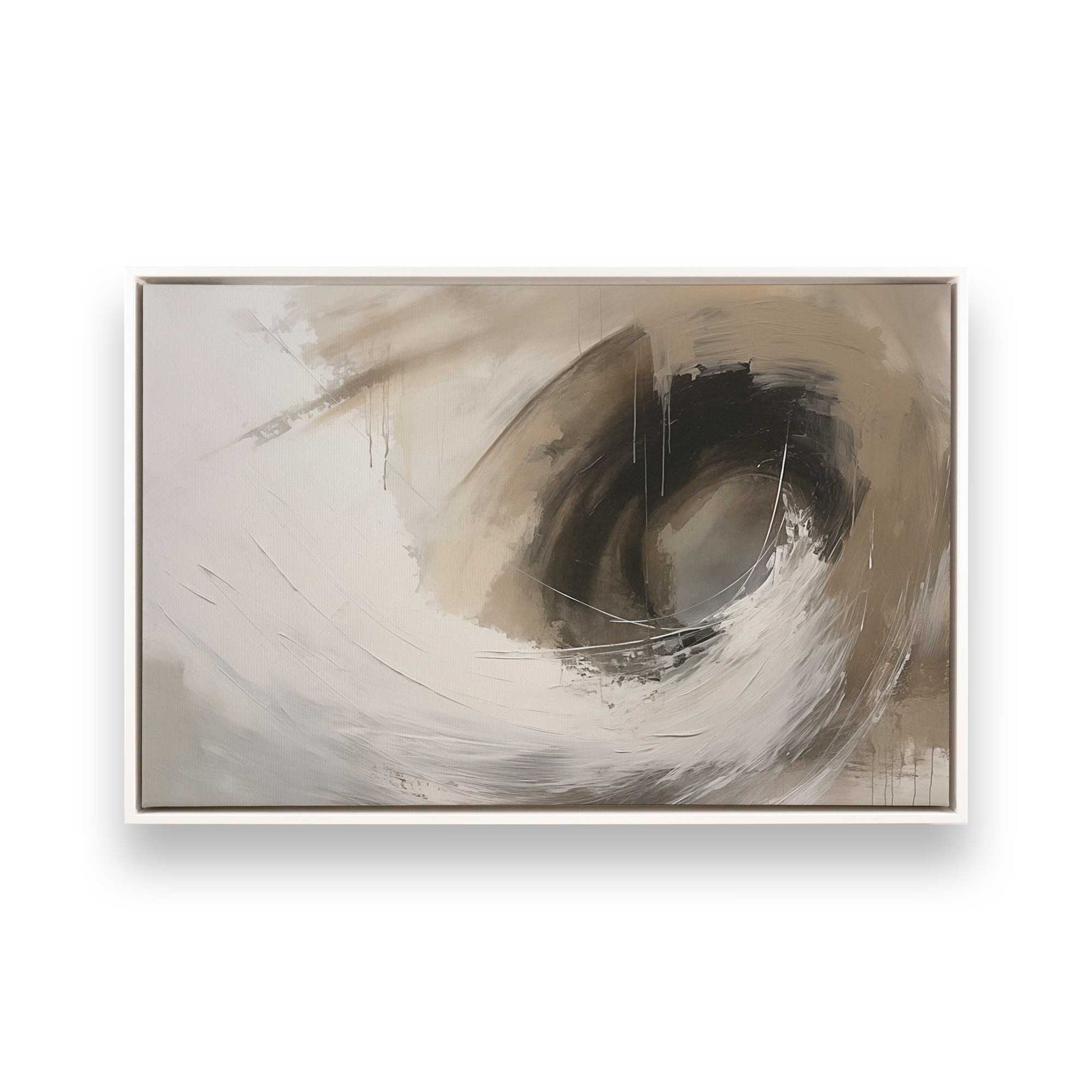 [Color:Opaque White], Picture of art in a White frame