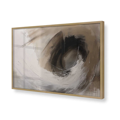 [Color:Brushed Gold], Picture of art in a Brushed Gold frame of the corner