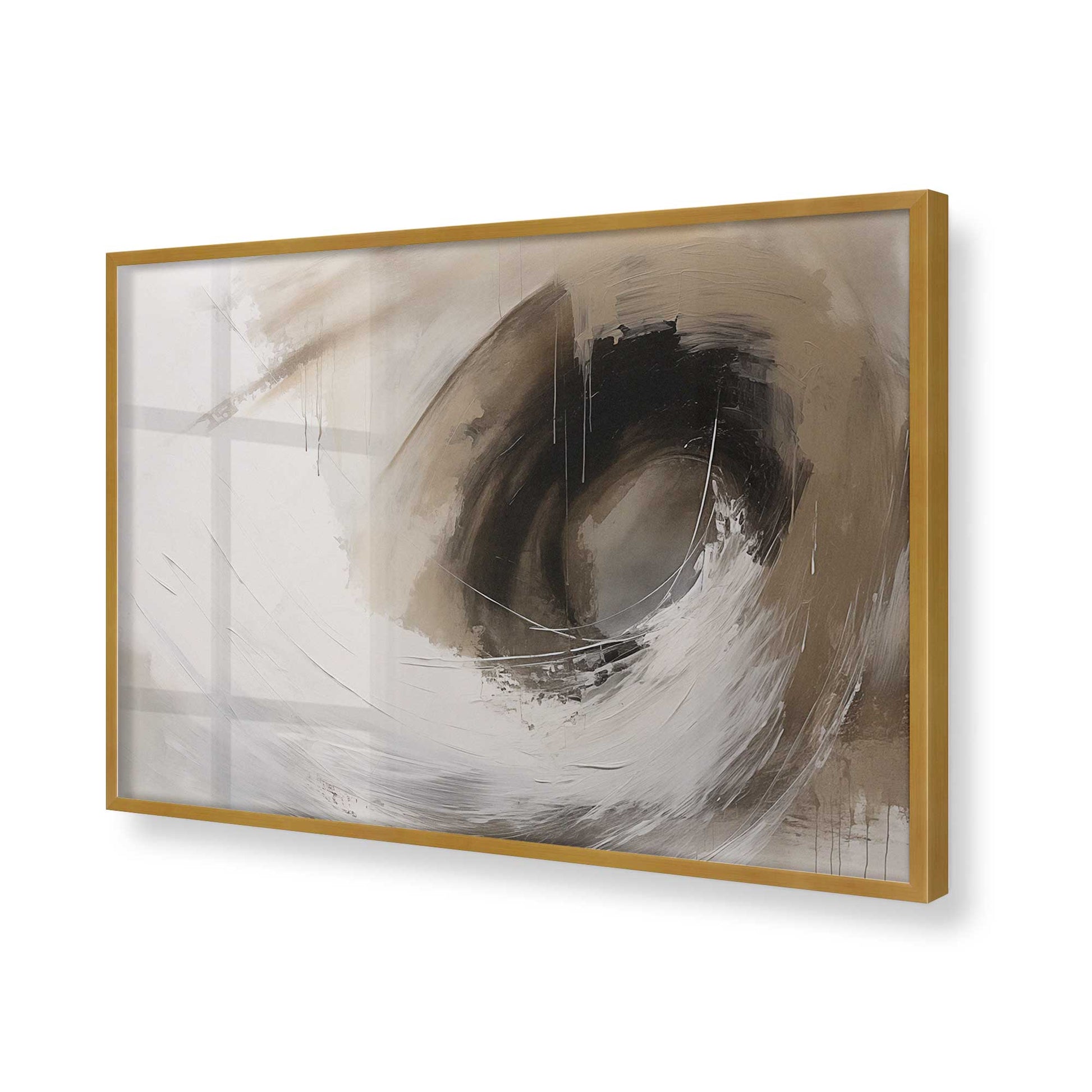 [Color:Polished Gold], Picture of art in a Polished Gold frame of the corner