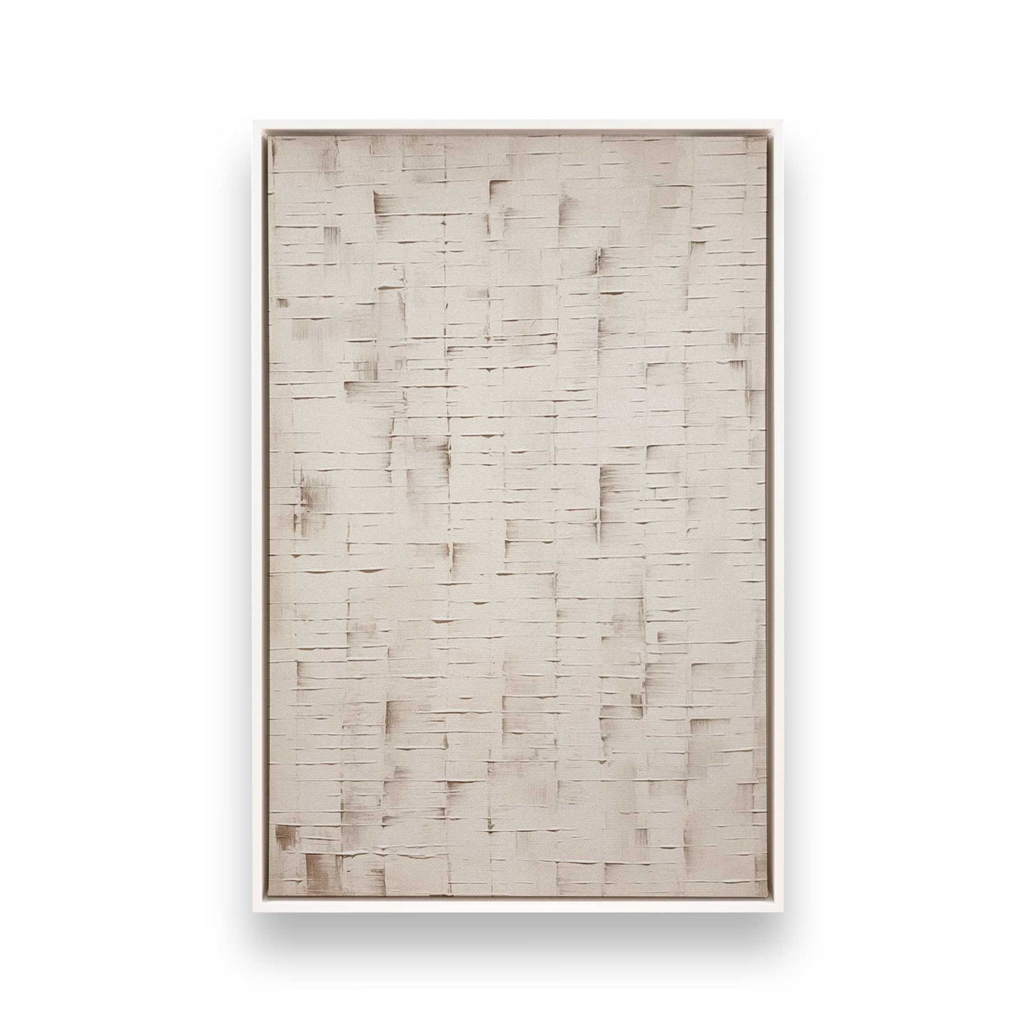 [Color:Opaque White], Picture of art in a White frame