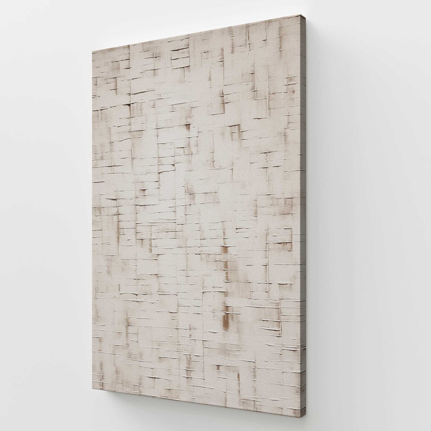 [Color:Stretched Canvas], Picture of art at an angle