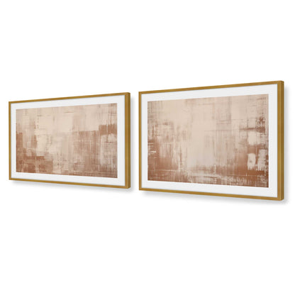 [Color:Polished Gold], Picture of art in a Polished Gold frame at an angle