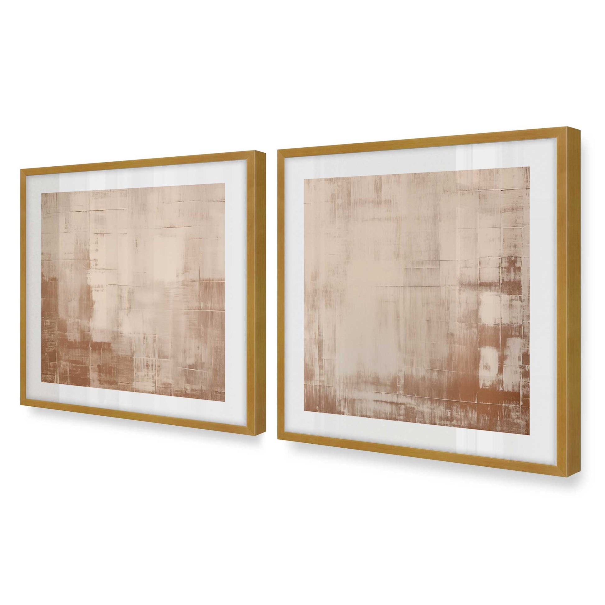 [Color:Polished Gold], Picture of art in a Polished Gold frame at an angle