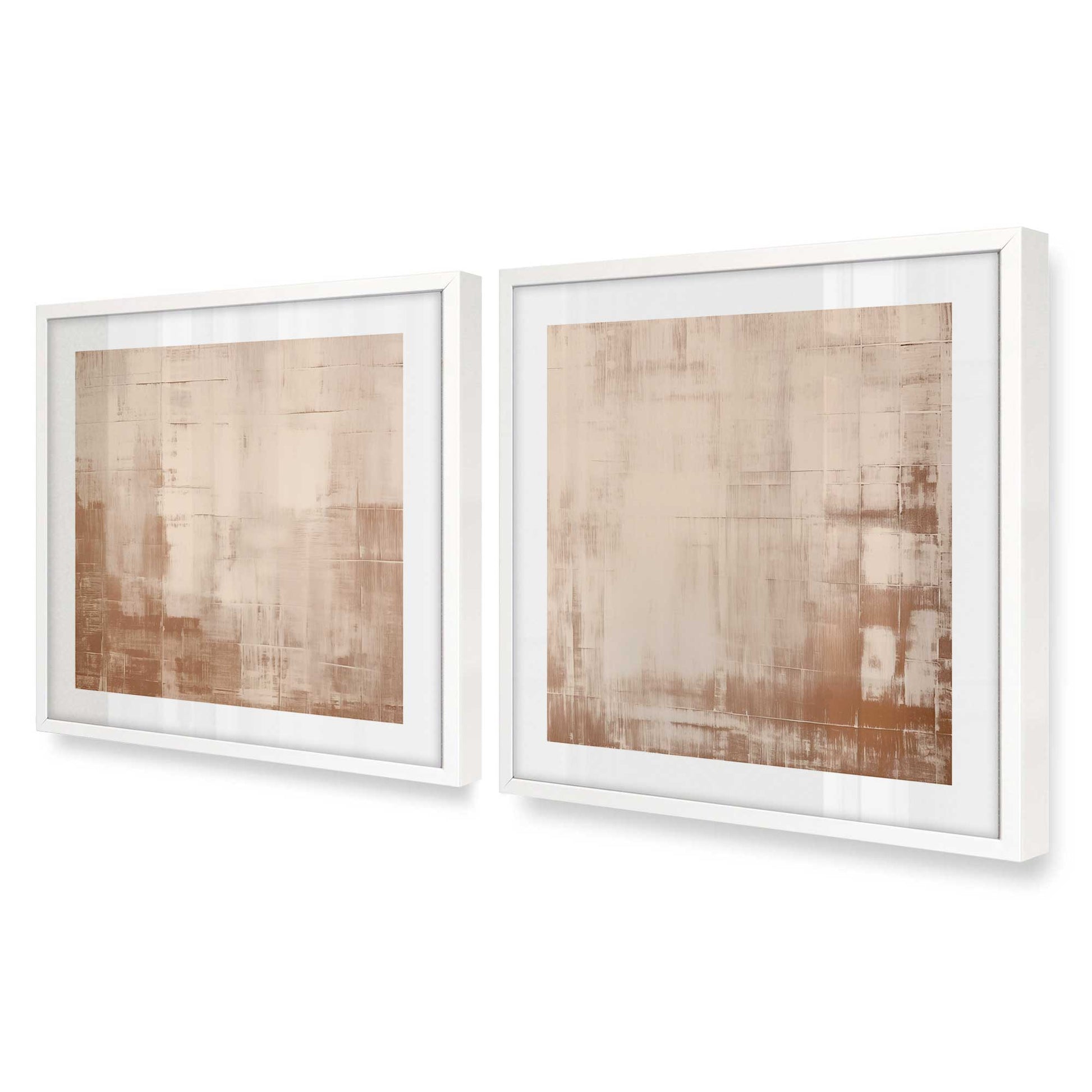 [Color:Opaque White], Picture of art in a Opaque White frame at an angle