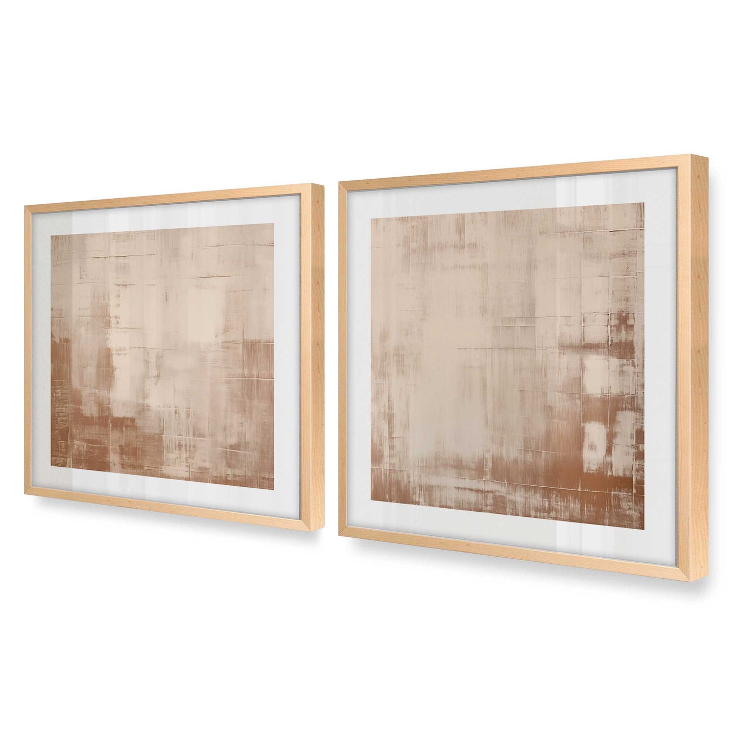 [Color:Raw Maple], Picture of art in a Raw Maple frame at an angle