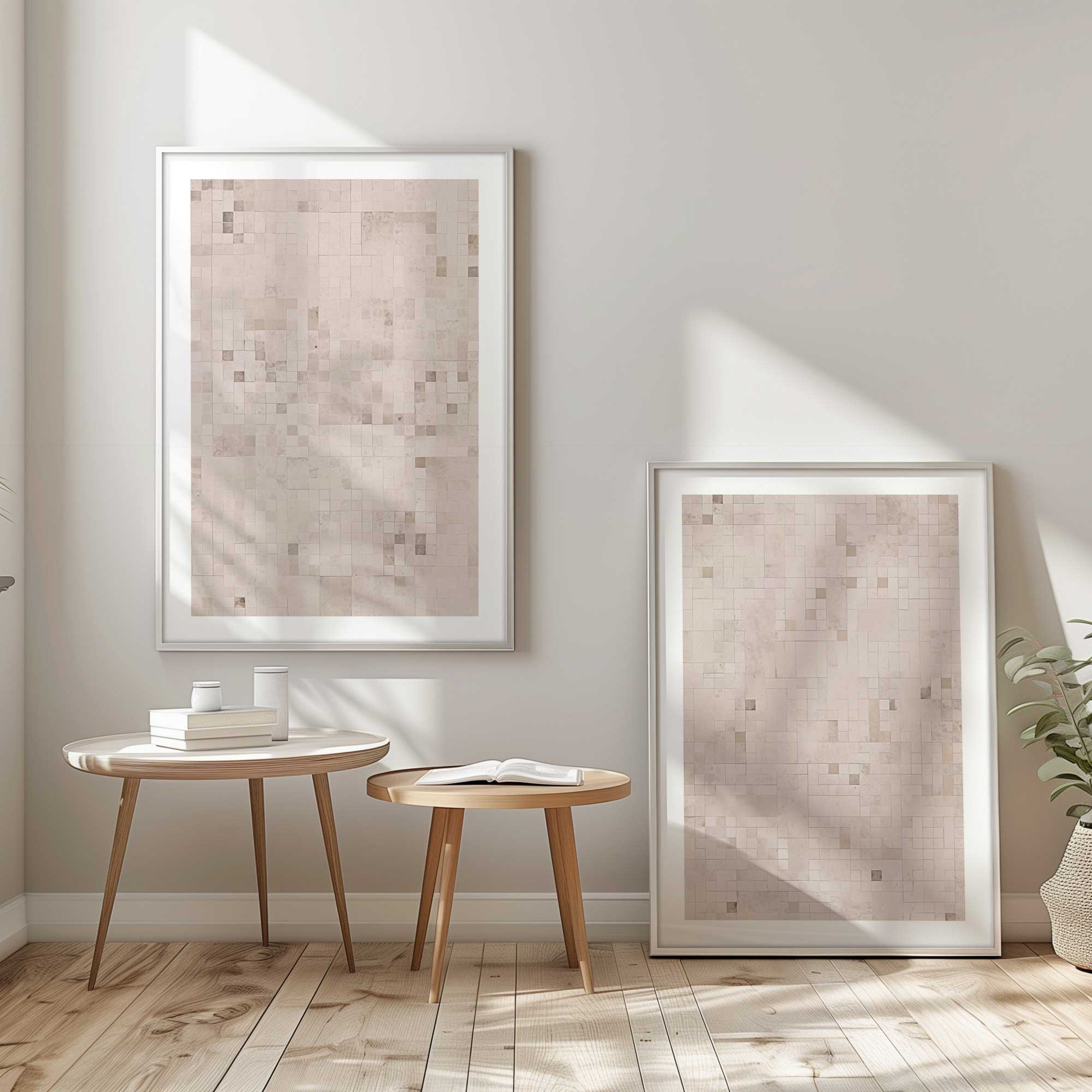 Mosaic Matrix Set of 2 Prints – Frametolia.