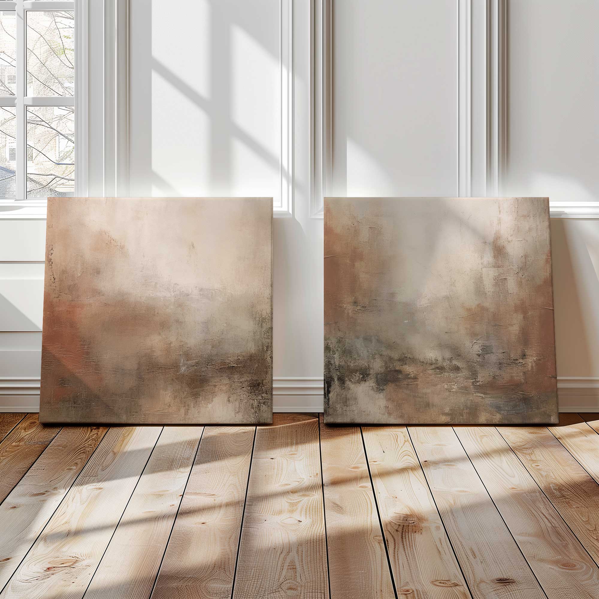 Russet Mists Unfolding, Set of 2 Print on Canvas – Frametolia.