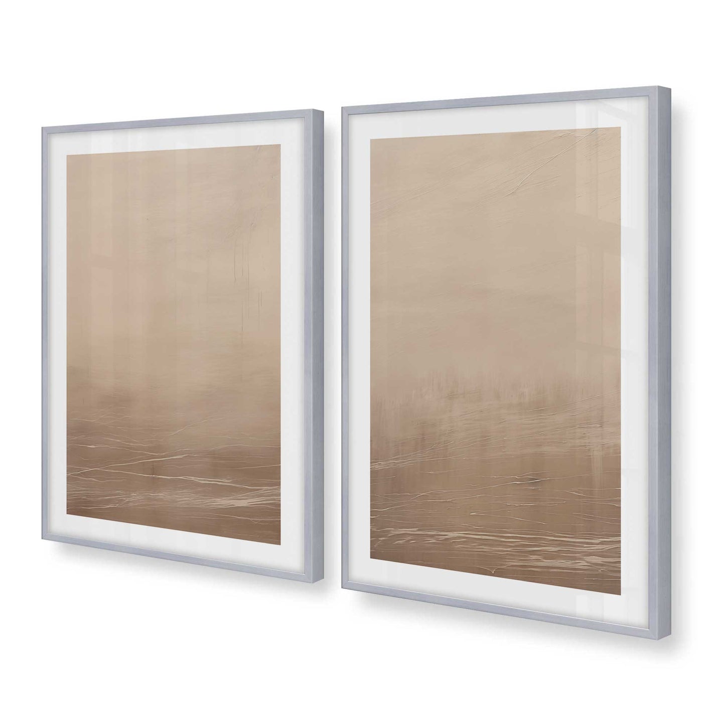 [Color:Polished Chrome], Picture of art in a Polished Chrome frame at an angle