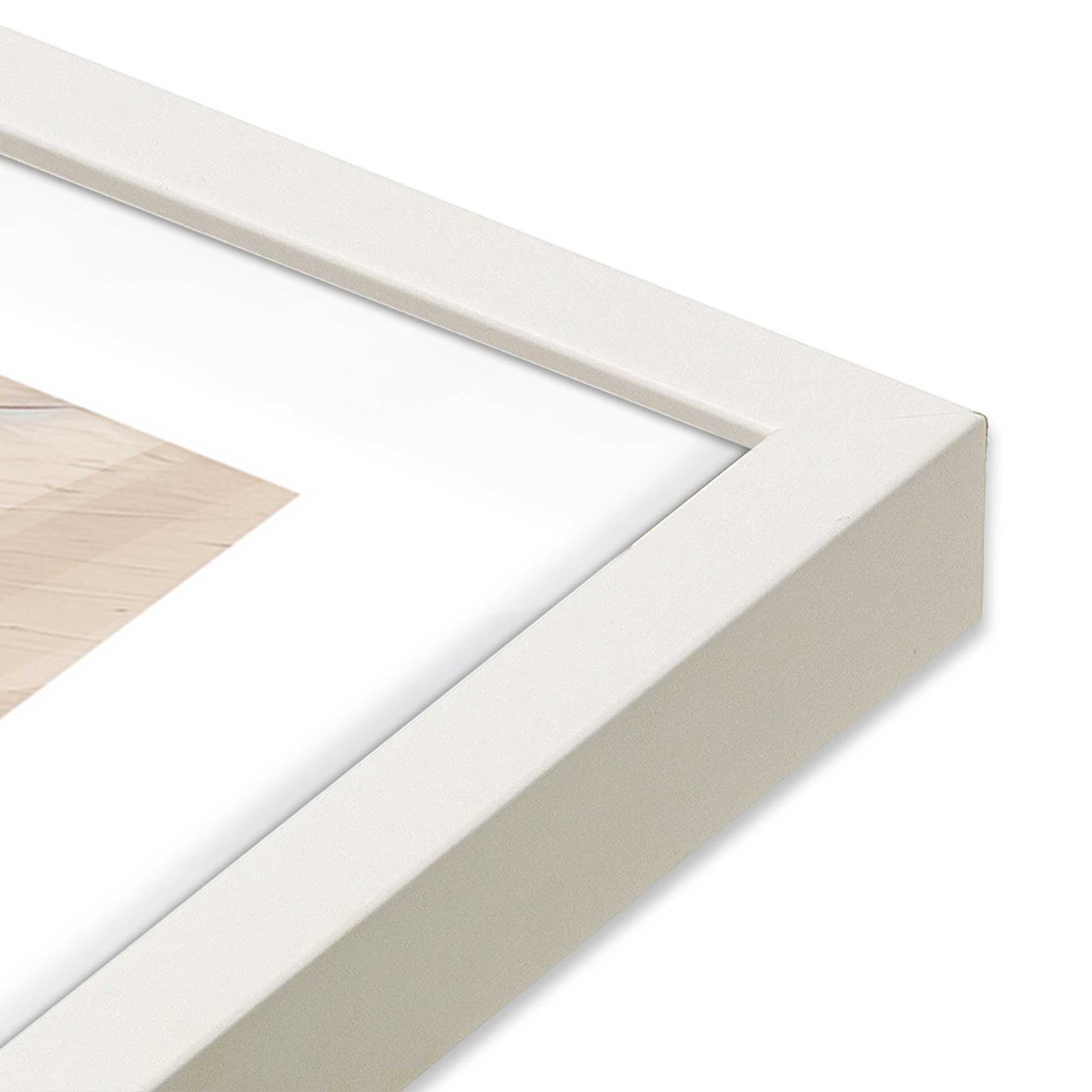 [Color:Opaque White], Picture of art in a Opaque White frame