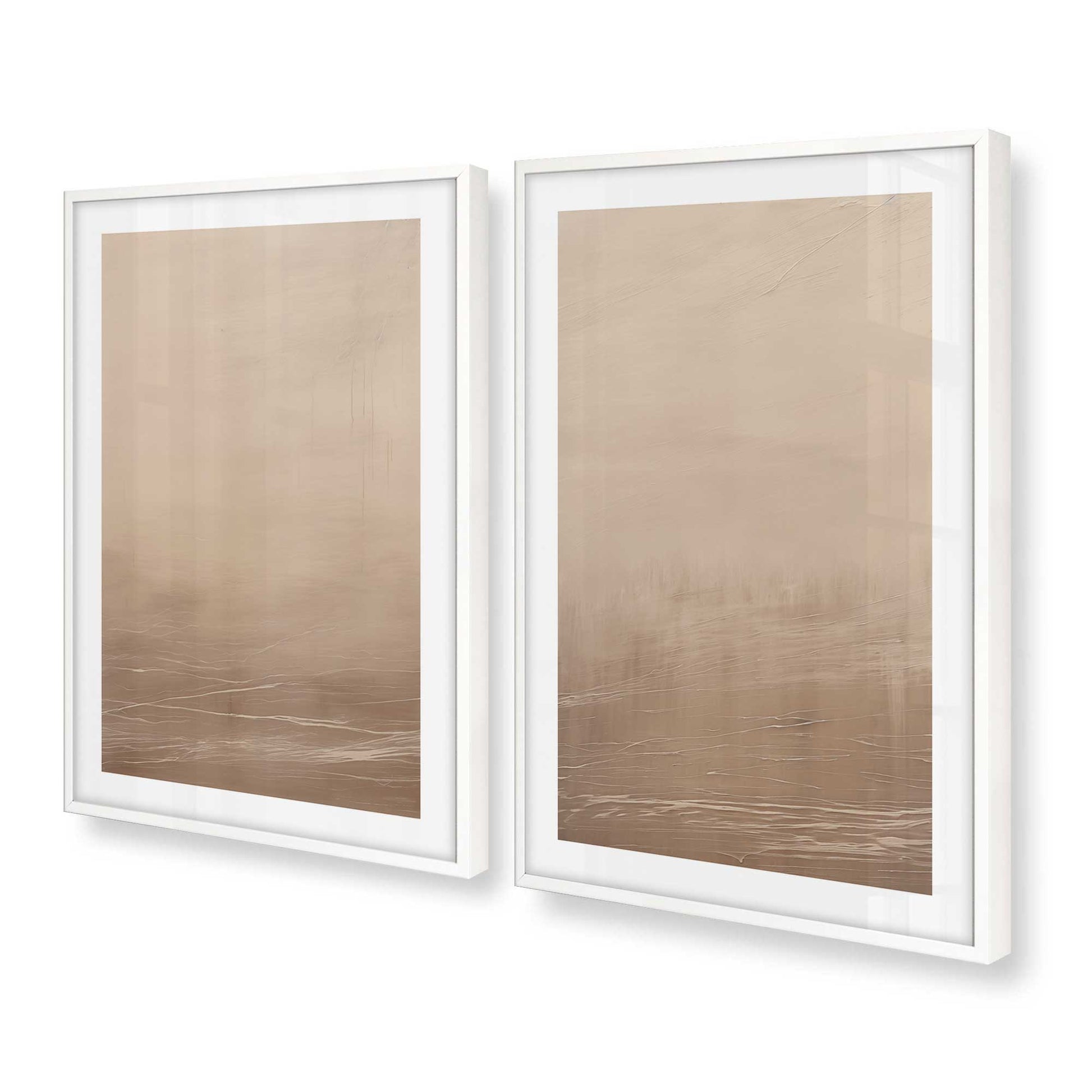 [Color:Opaque White], Picture of art in a Opaque White frame at an angle