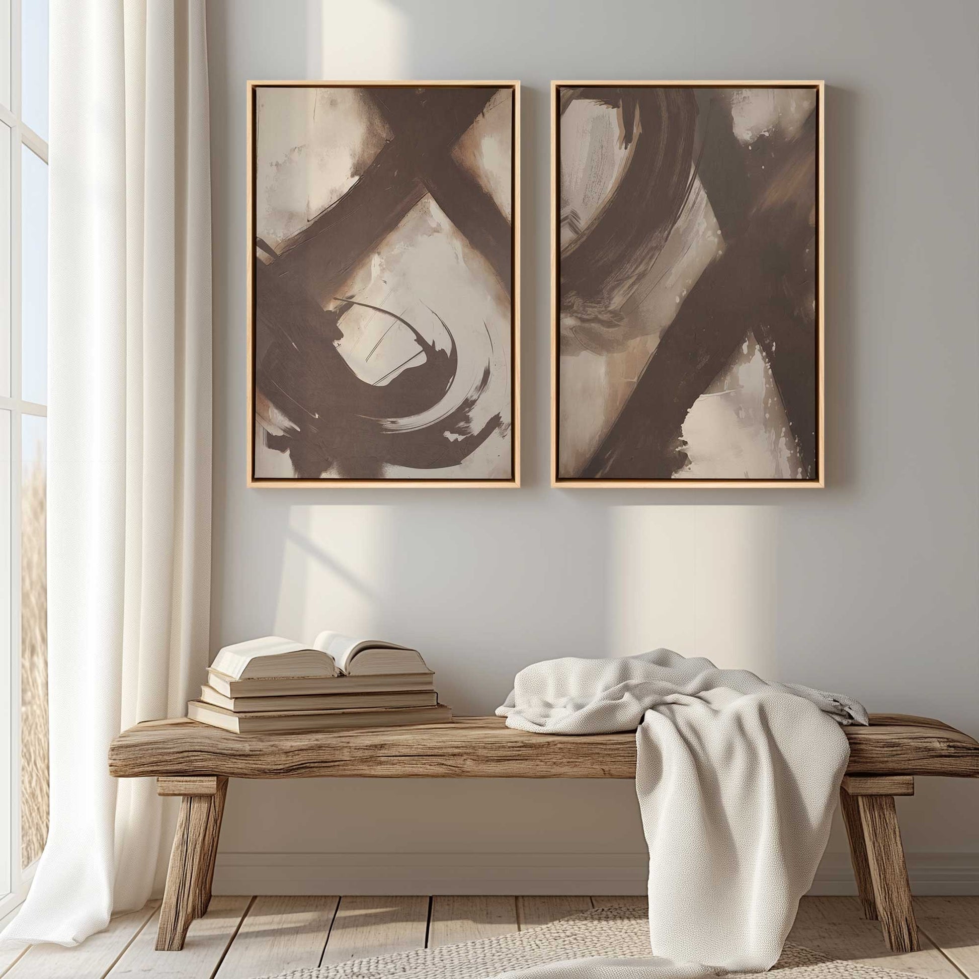 [Color:American Maple], Picture of art in a American Maple frame