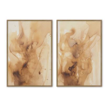 [Color:Brushed Gold], Picture of art in a Brushed Gold frame