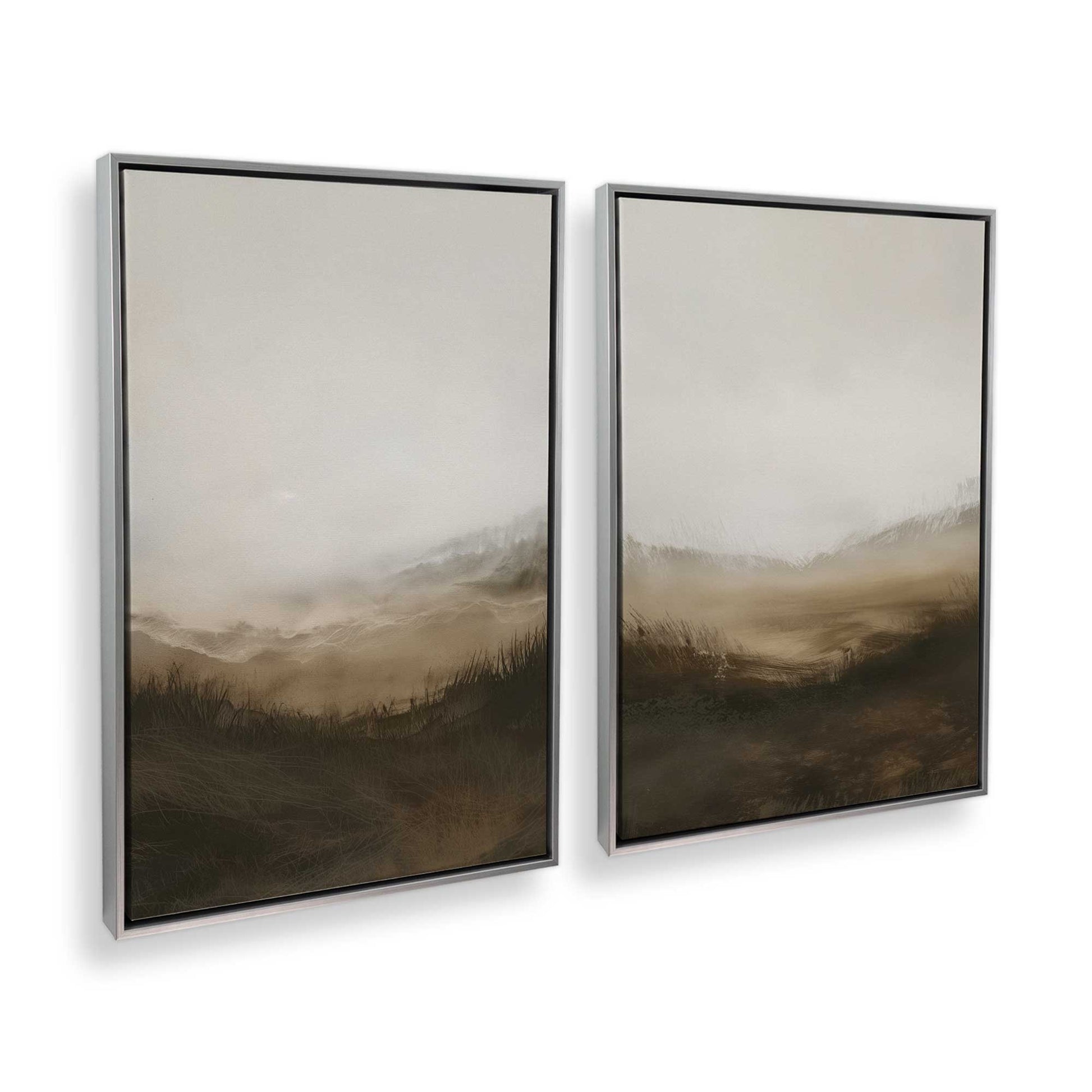 [Color:Opaque White], Picture of art in a White frame at an angle