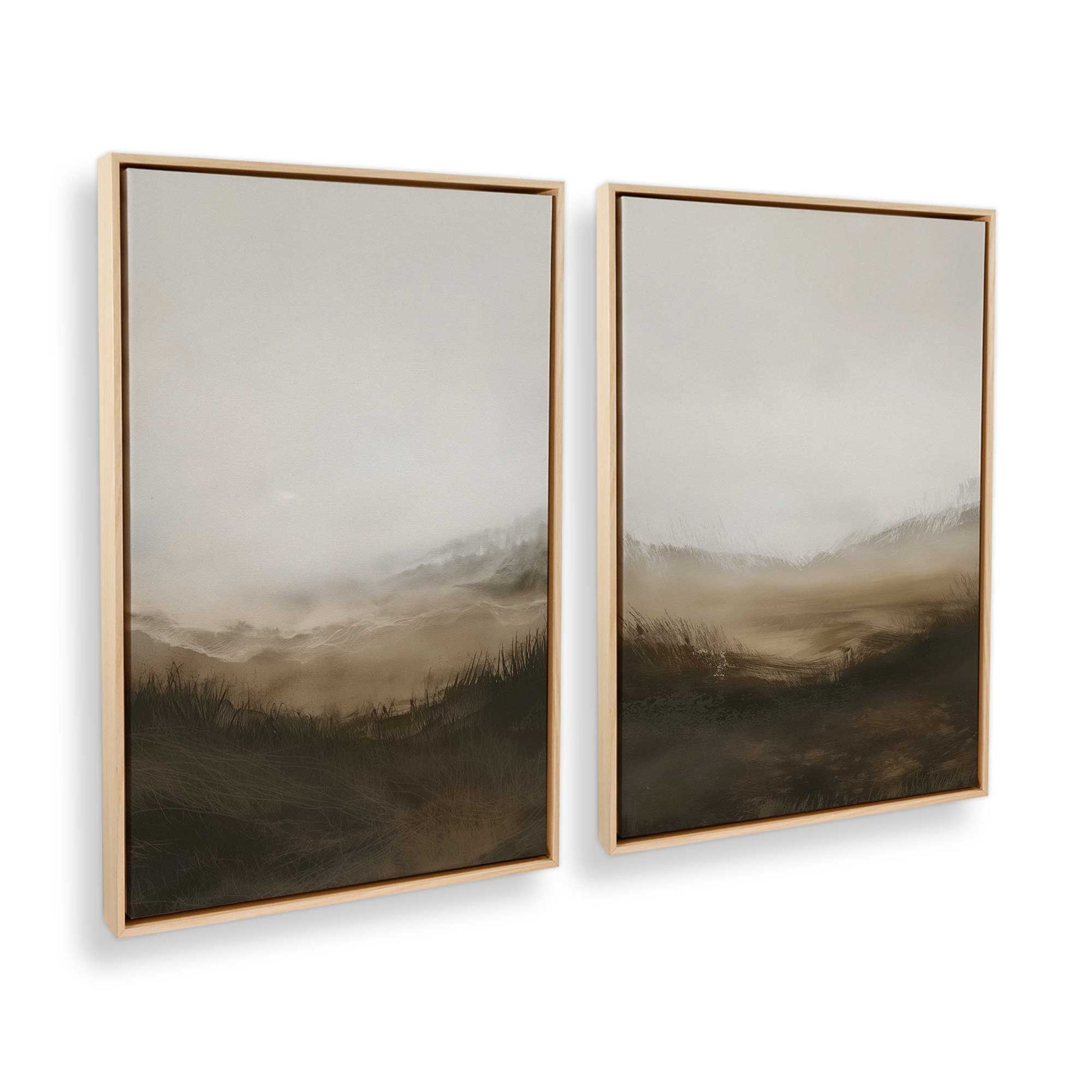 [Color:Polished Gold], Picture of art in a Polished Gold frame at an angle