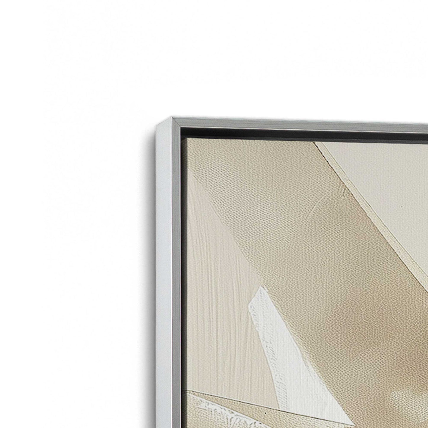 [Color:Polished Chrome], Picture of art in a Polished Chrome frame at an angle