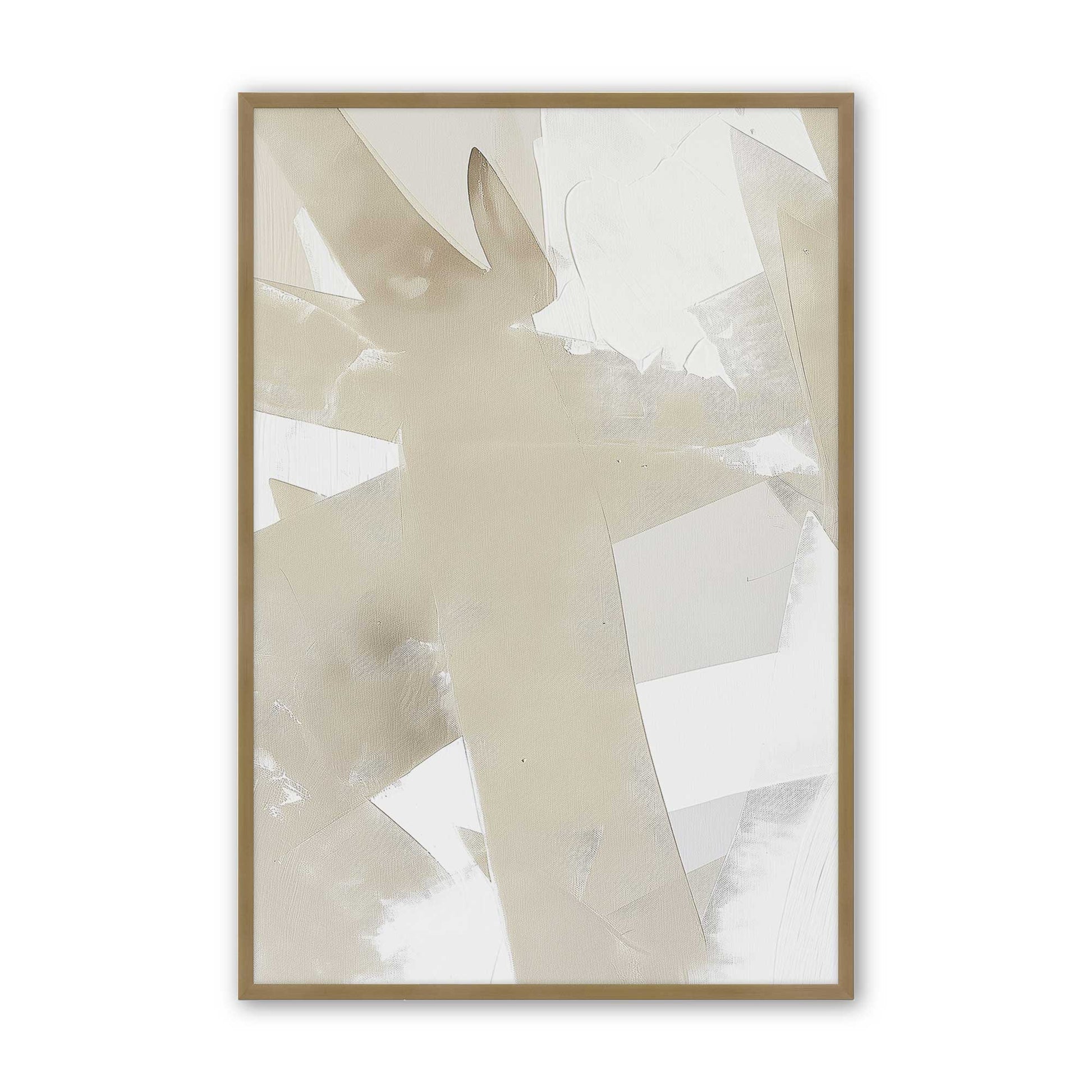 [Color:Brushed Gold], Picture of art in a Brushed Gold frame