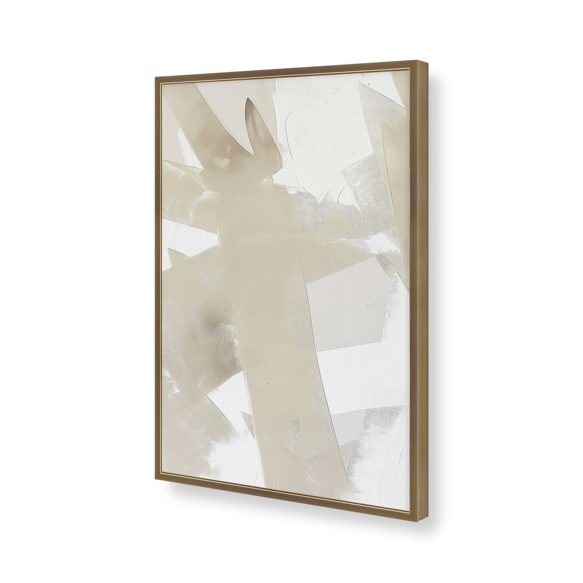 [Color:Brushed Gold], Picture of art in a Brushed Gold frame of the corner