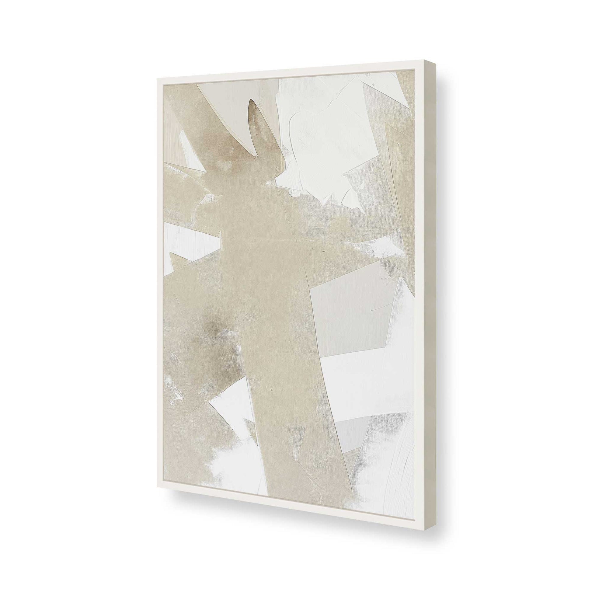 [Color:Opaque White], Picture of art in a Opaque White frame of the corner