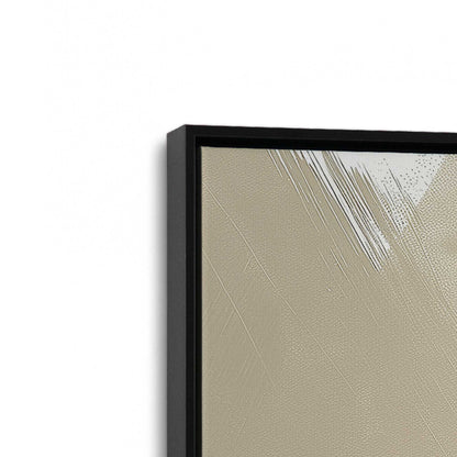 [Color:Satin Black], Picture of art in a Satin Black frame at an angle