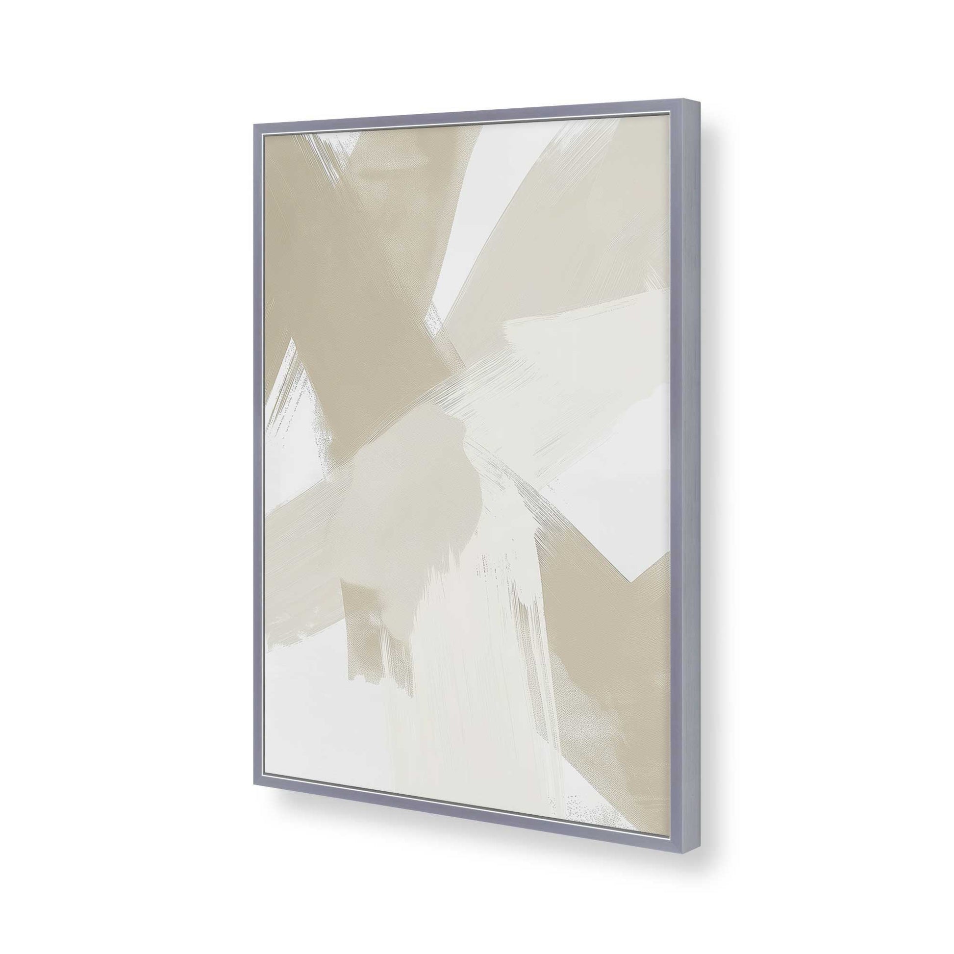 [Color:Polished Chrome], Picture of art in a Polished Chrome frame of the corner