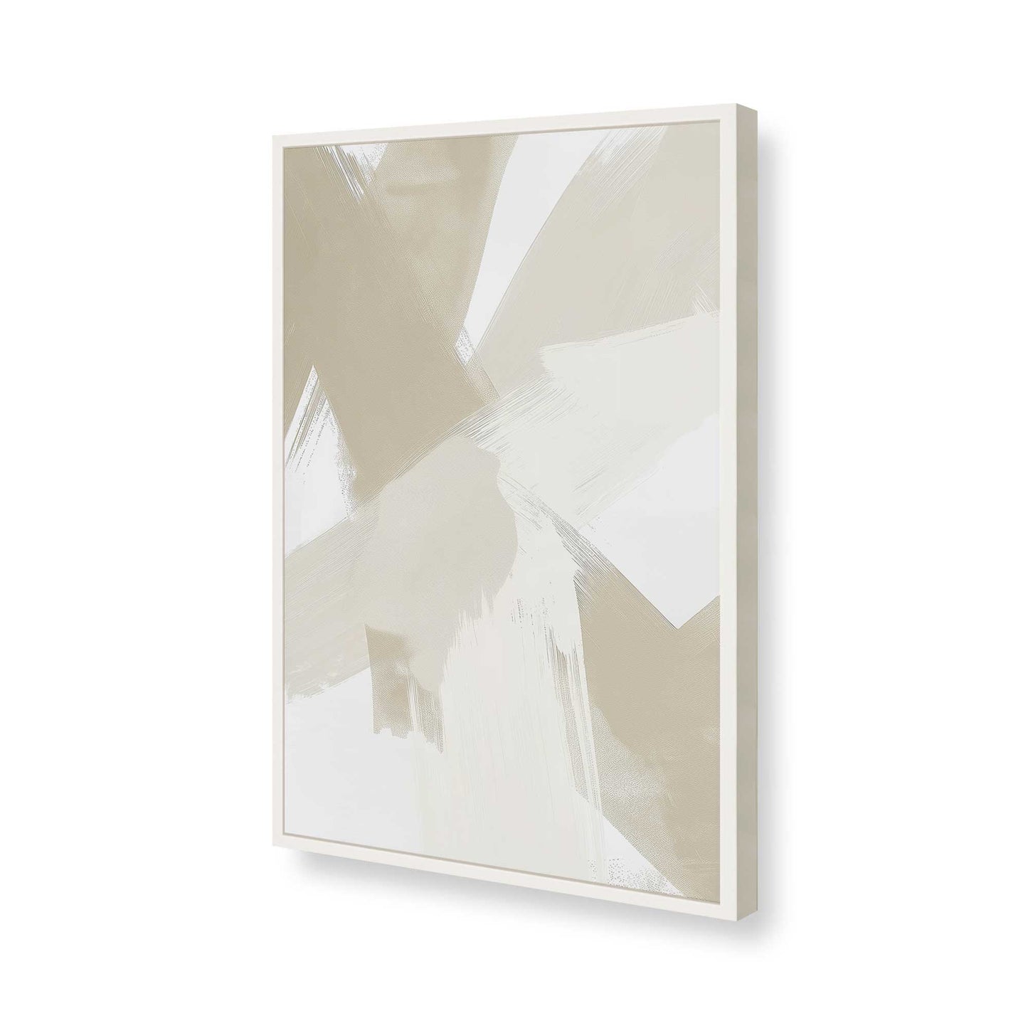 [Color:Opaque White], Picture of art in a Opaque White frame of the corner