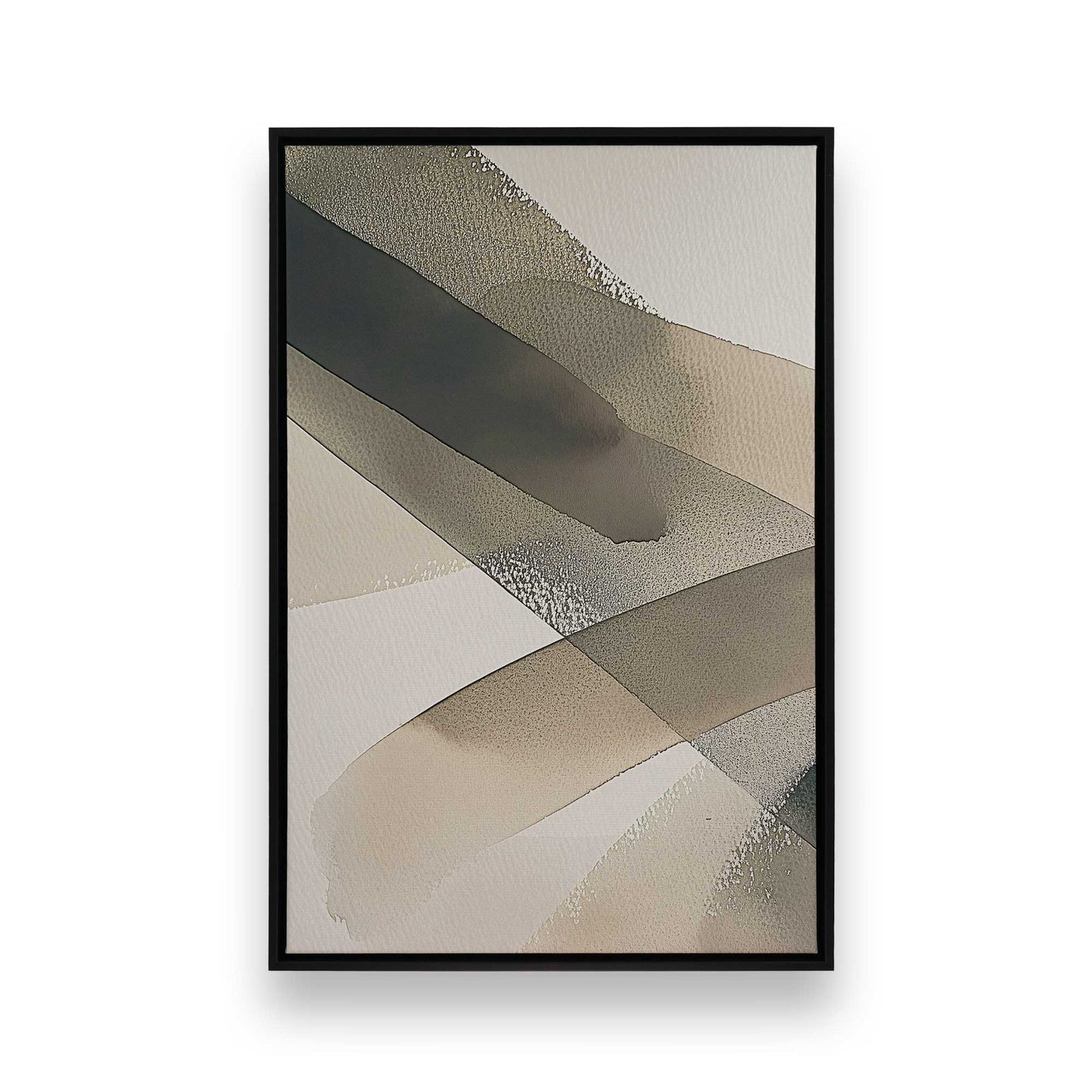 [Color:Satin Black], Picture of art in a Satin Black frame