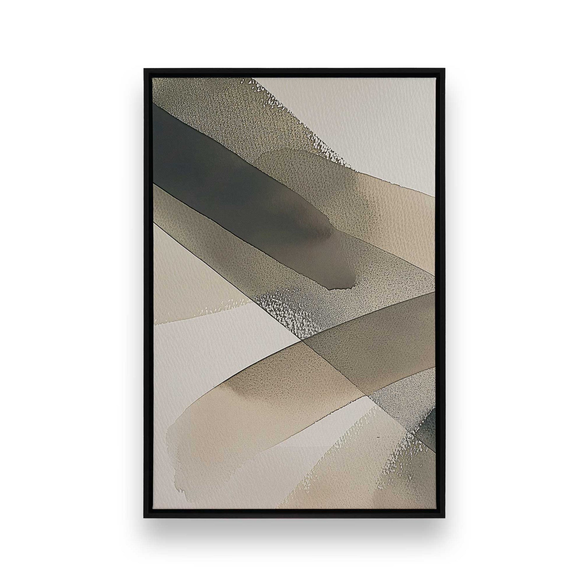 [Color:Satin Black], Picture of art in a Satin Black frame