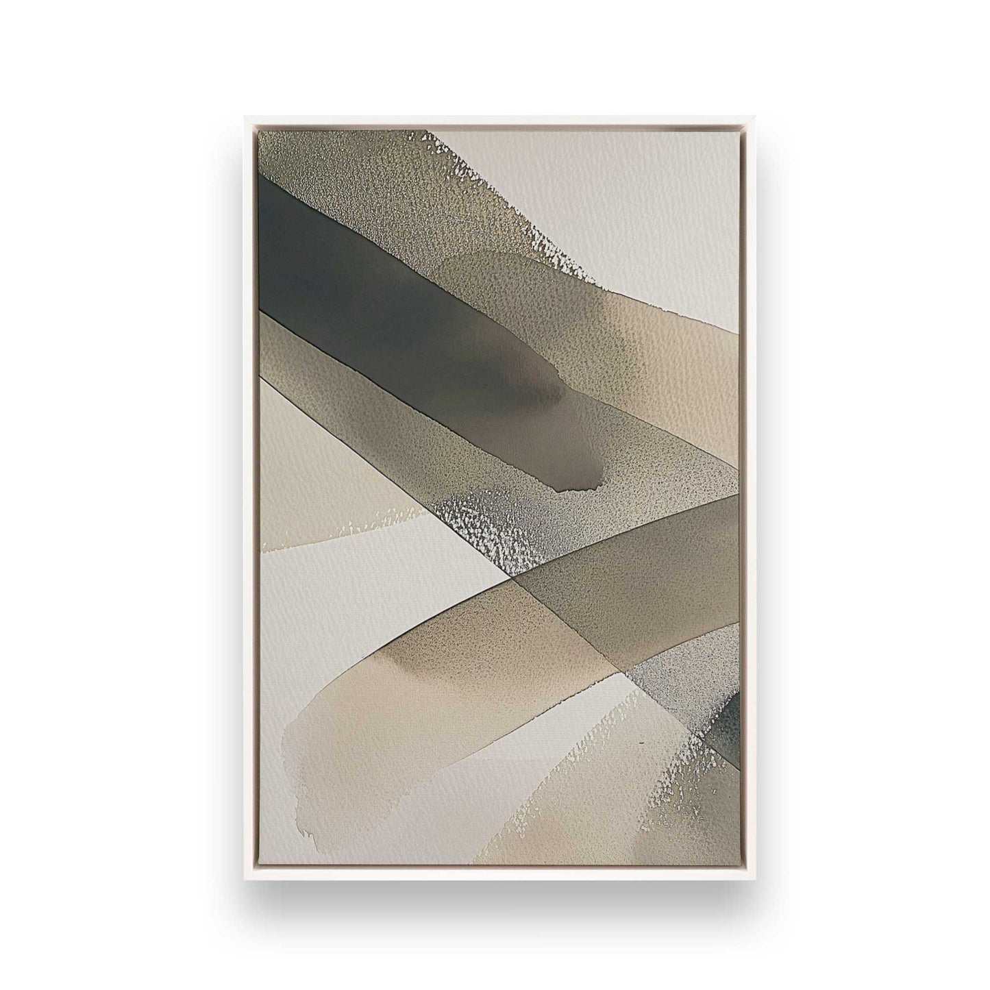 [Color:Opaque White], Picture of art in a White frame