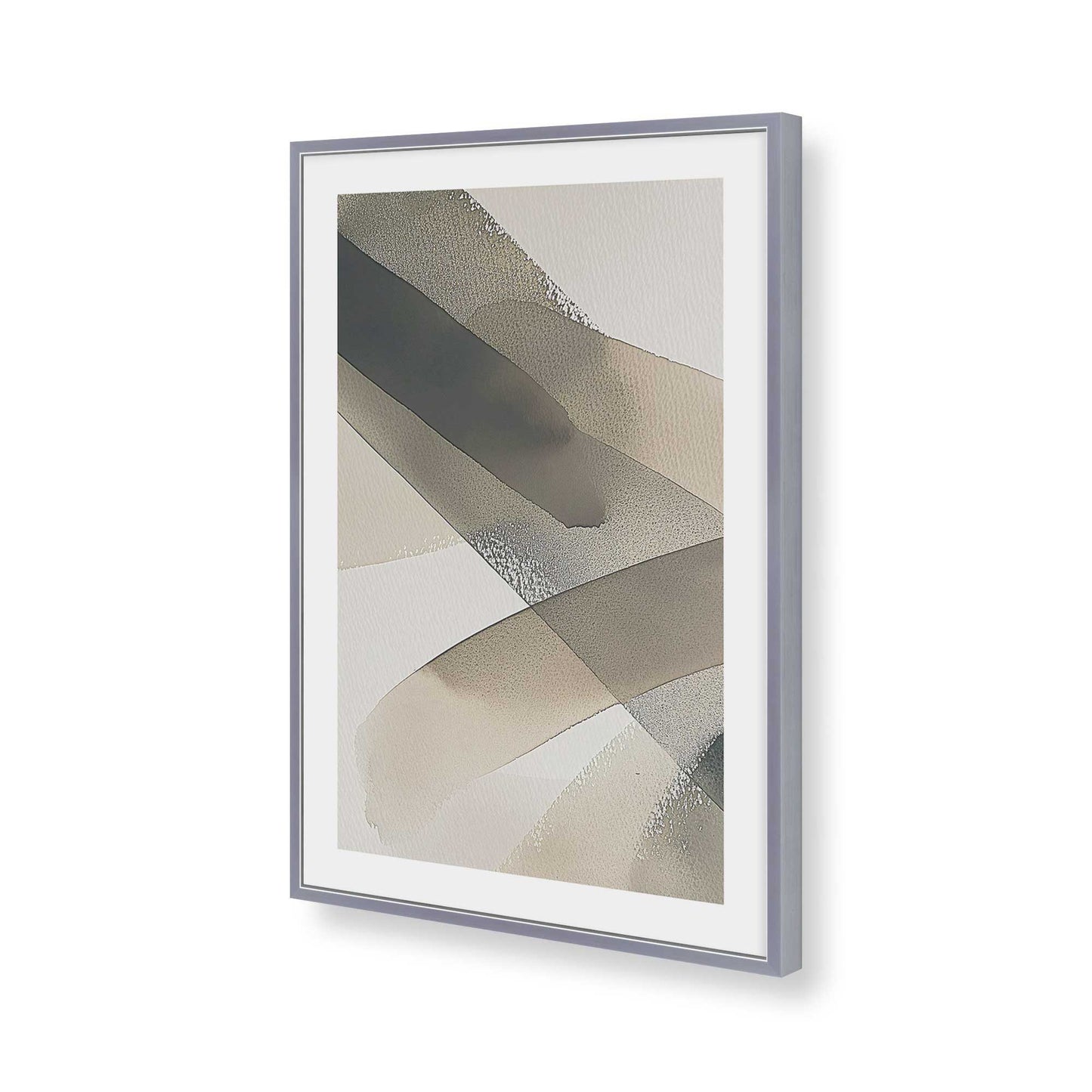 [Color:Polished Chrome], Picture of art in a Polished Chrome frame of the corner