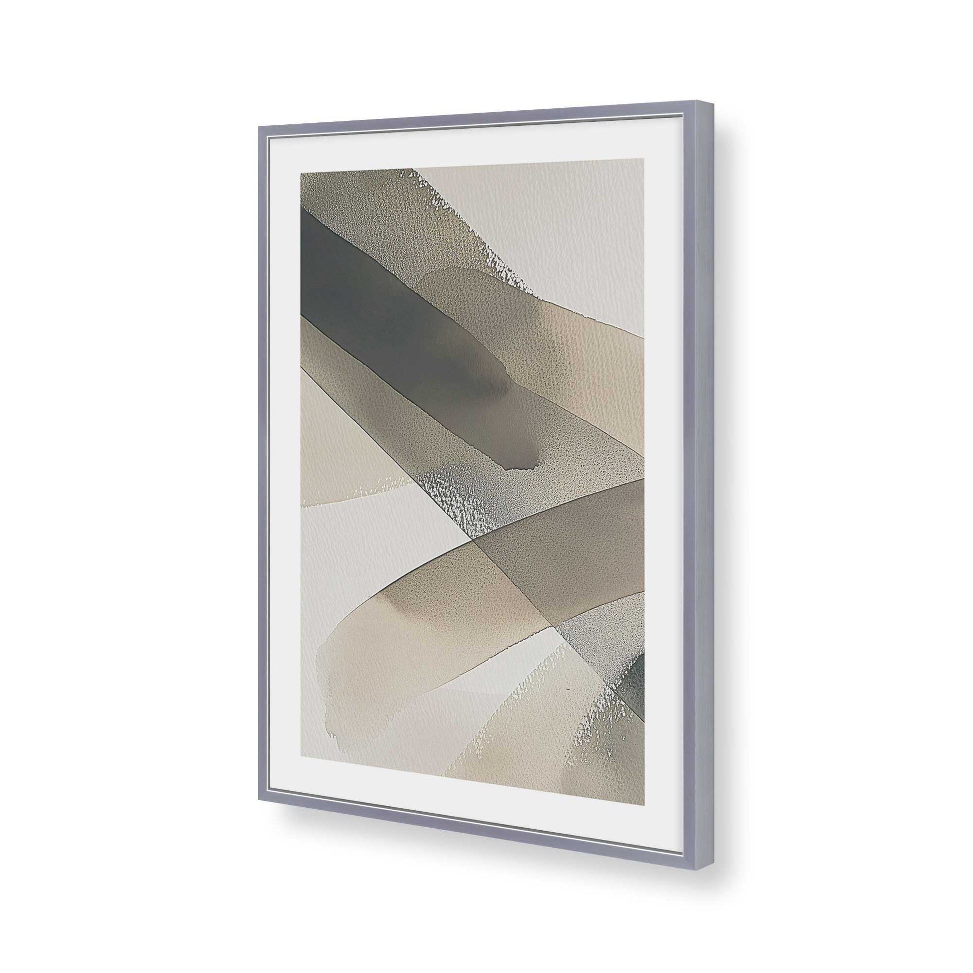 [Color:Polished Chrome], Picture of art in a Polished Chrome frame of the corner
