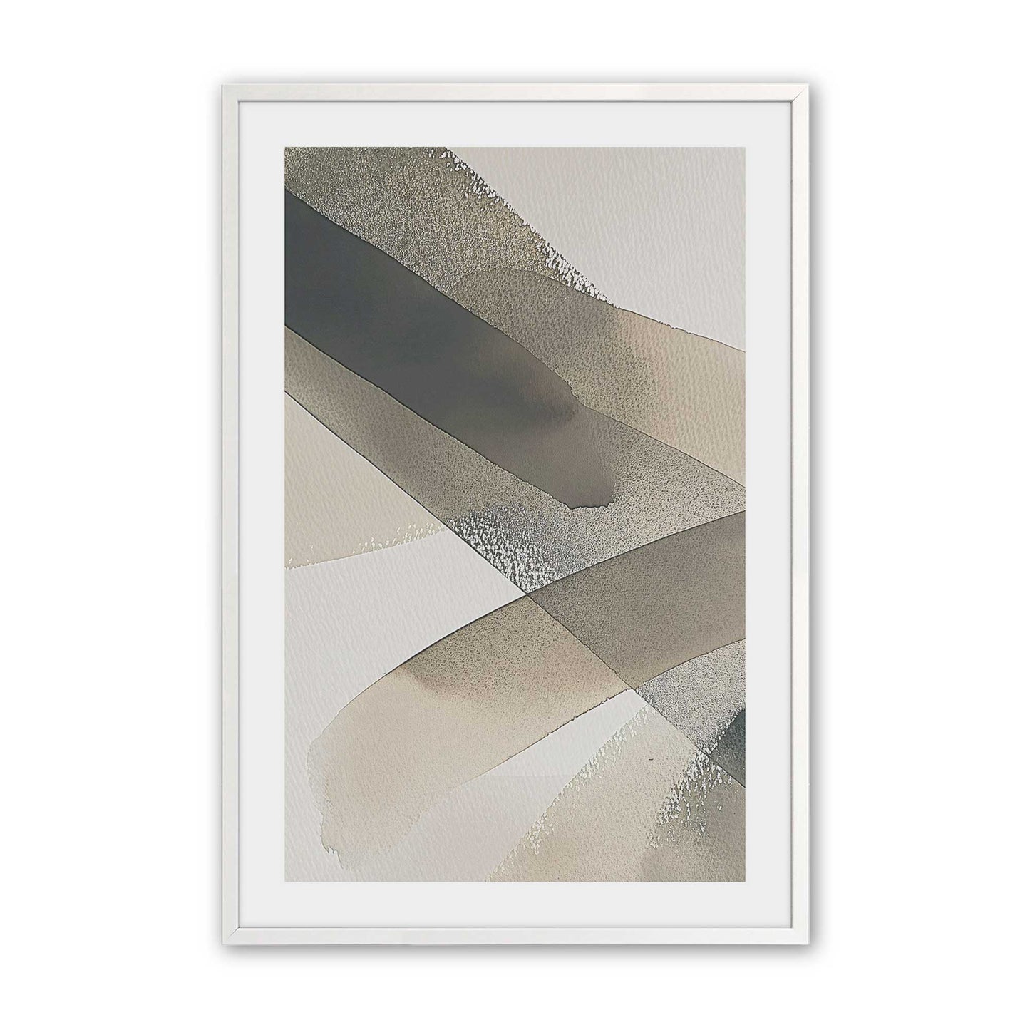 [Color:Opaque White], Picture of art in a Opaque White frame