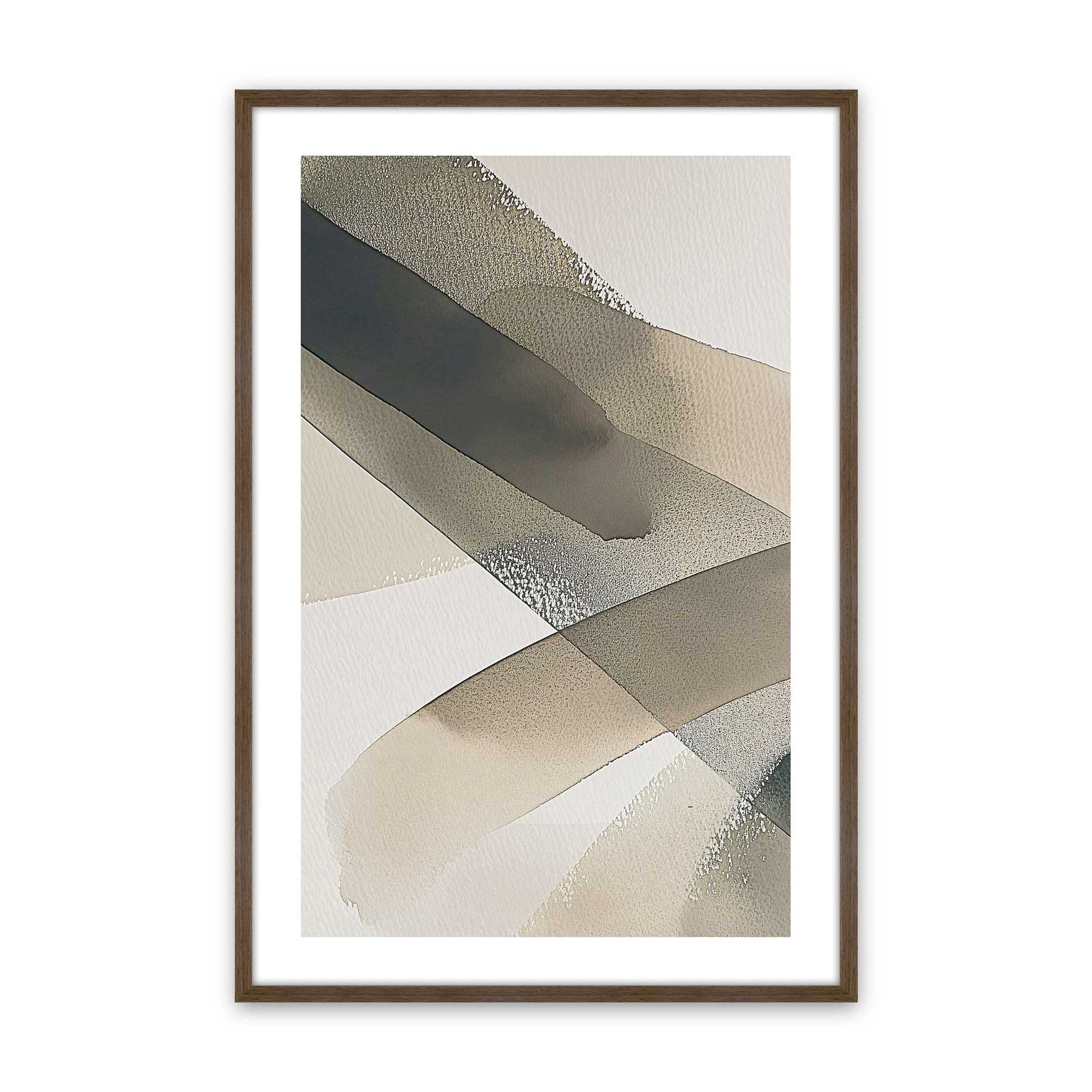 [Color:Walnut], Picture of art in a Walnut frame