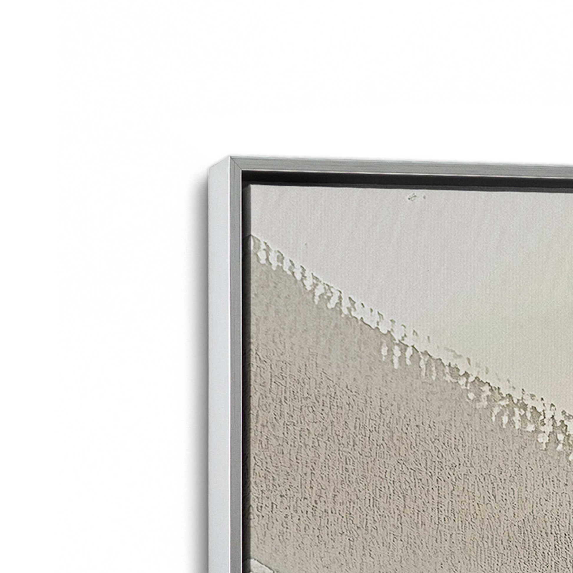 [Color:Polished Chrome], Picture of art in a Polished Chrome frame at an angle