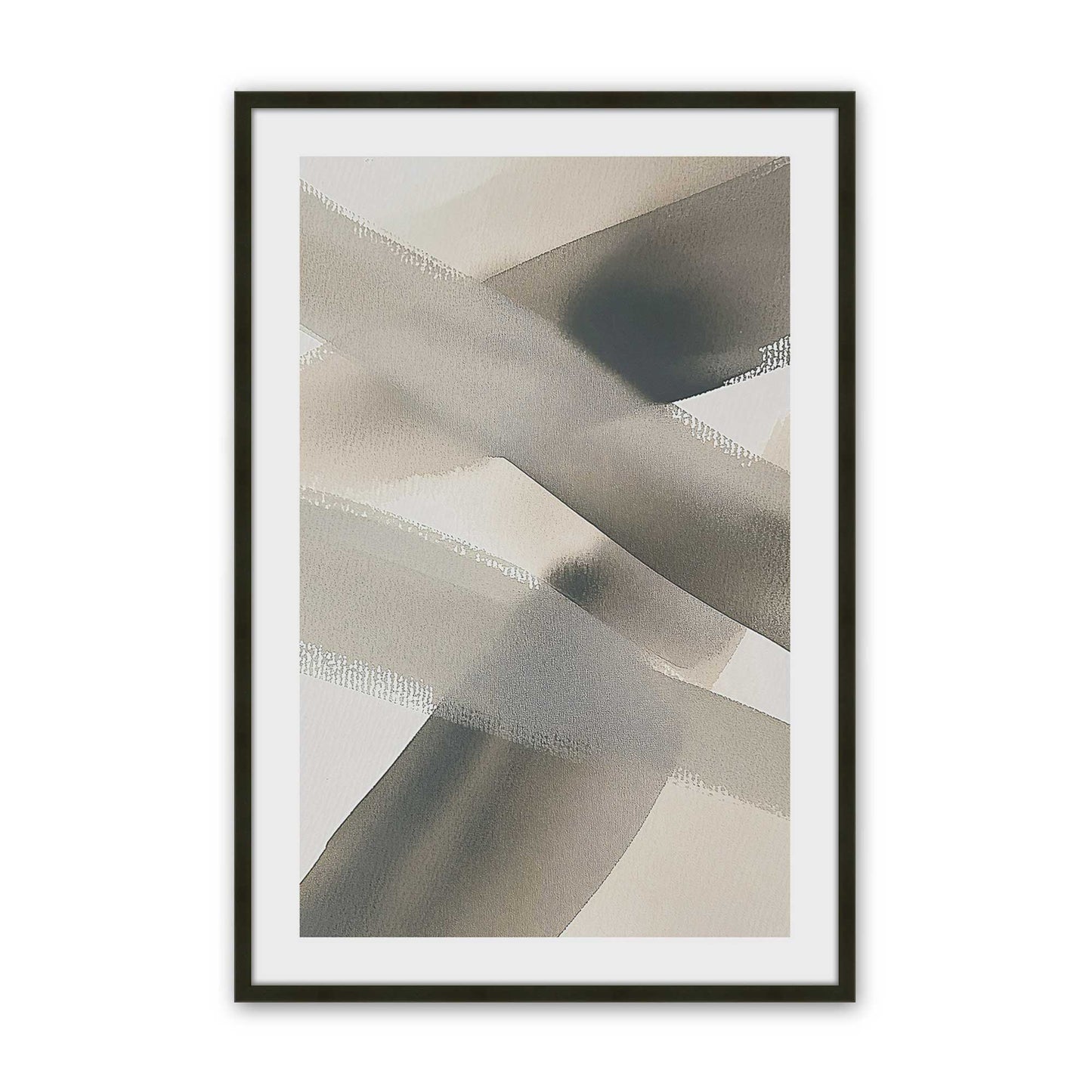 [Color:Satin Black], Picture of art in a Satin Black frame