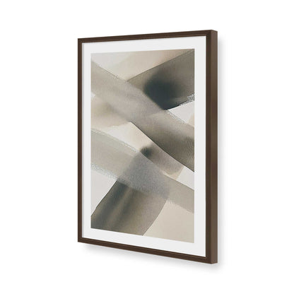 [Color:Brown], Picture of art in a Brown frame of the corner