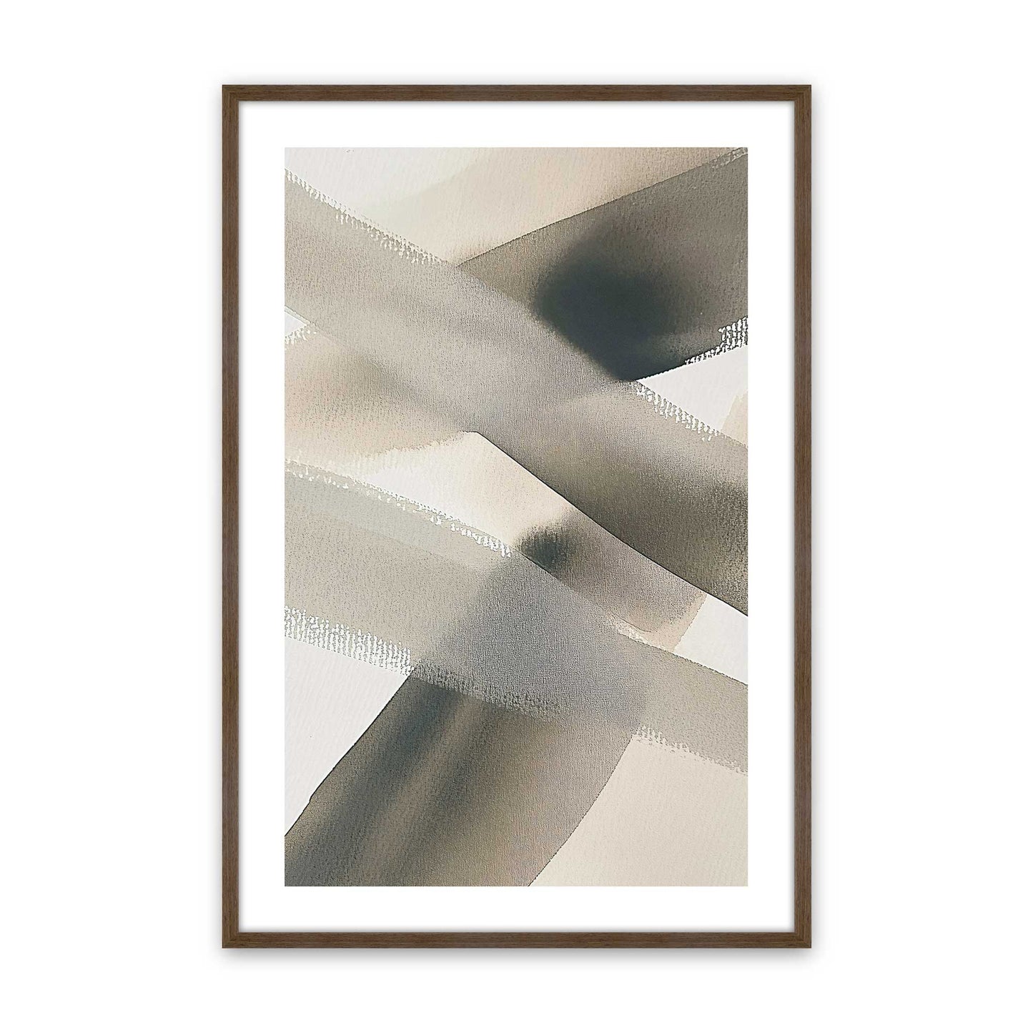 [Color:Walnut], Picture of art in a Walnut frame