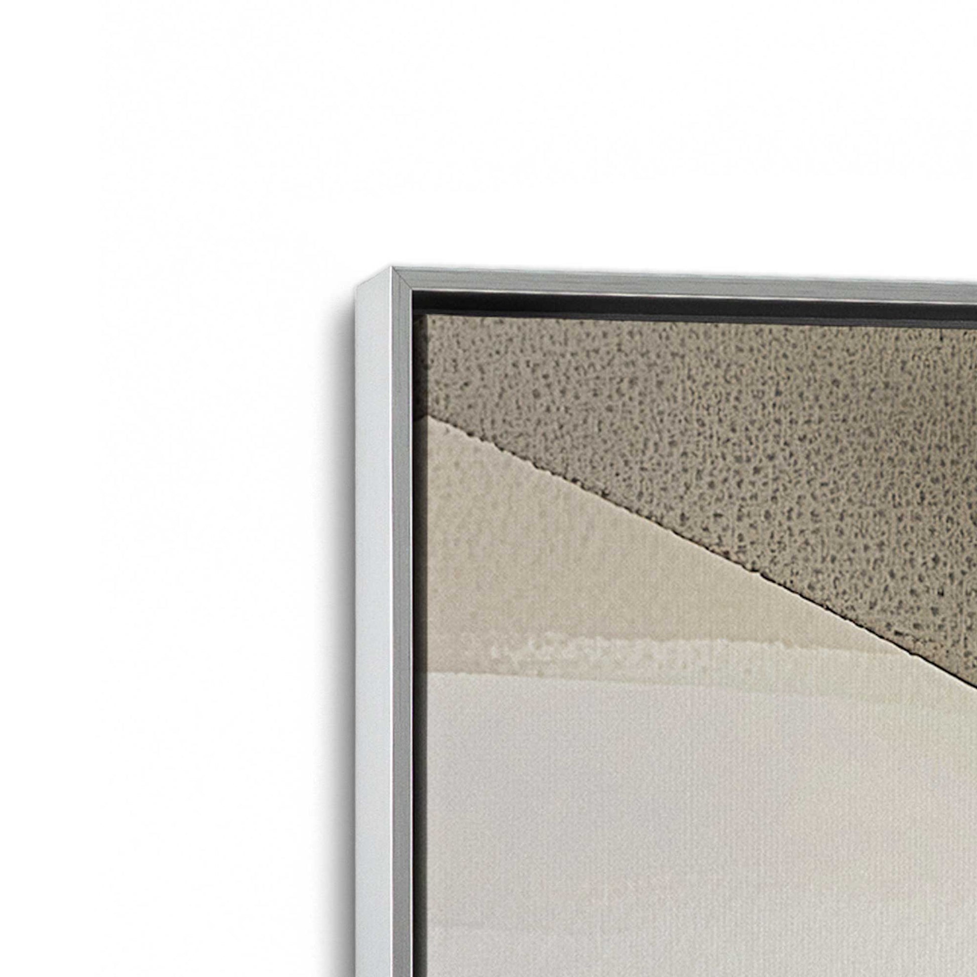 [Color:Polished Chrome], Picture of art in a Polished Chrome frame at an angle