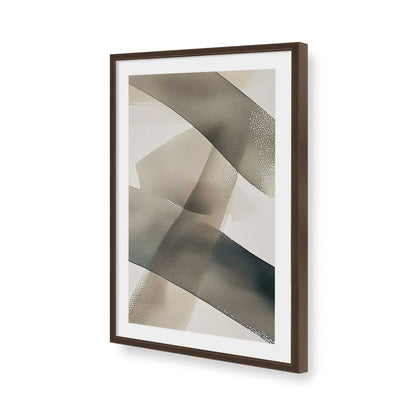 [Color:Brown], Picture of art in a Brown frame of the corner