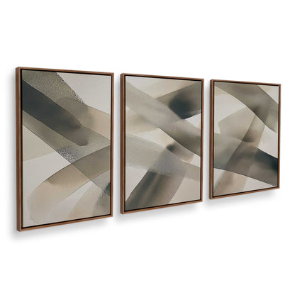 [Color:Walnut], Picture of art in a Walnut frame at an angle