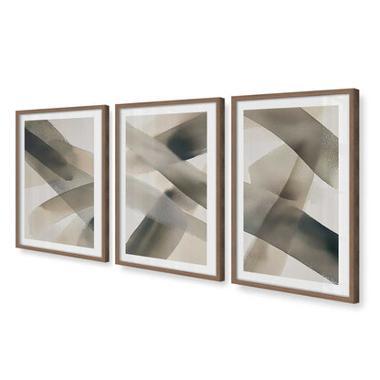 [Color:Walnut], Picture of art in a Walnut frame at an angle