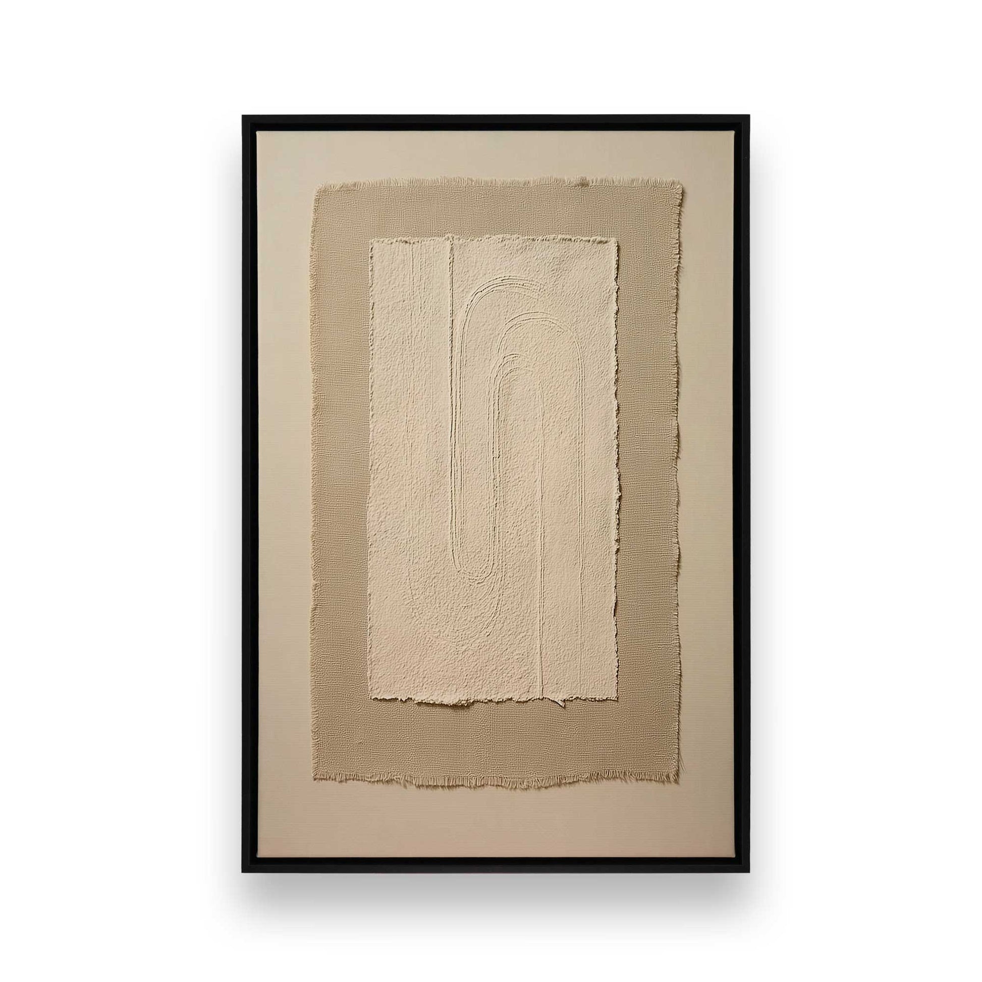 [Color:Satin Black], Picture of art in a Satin Black frame