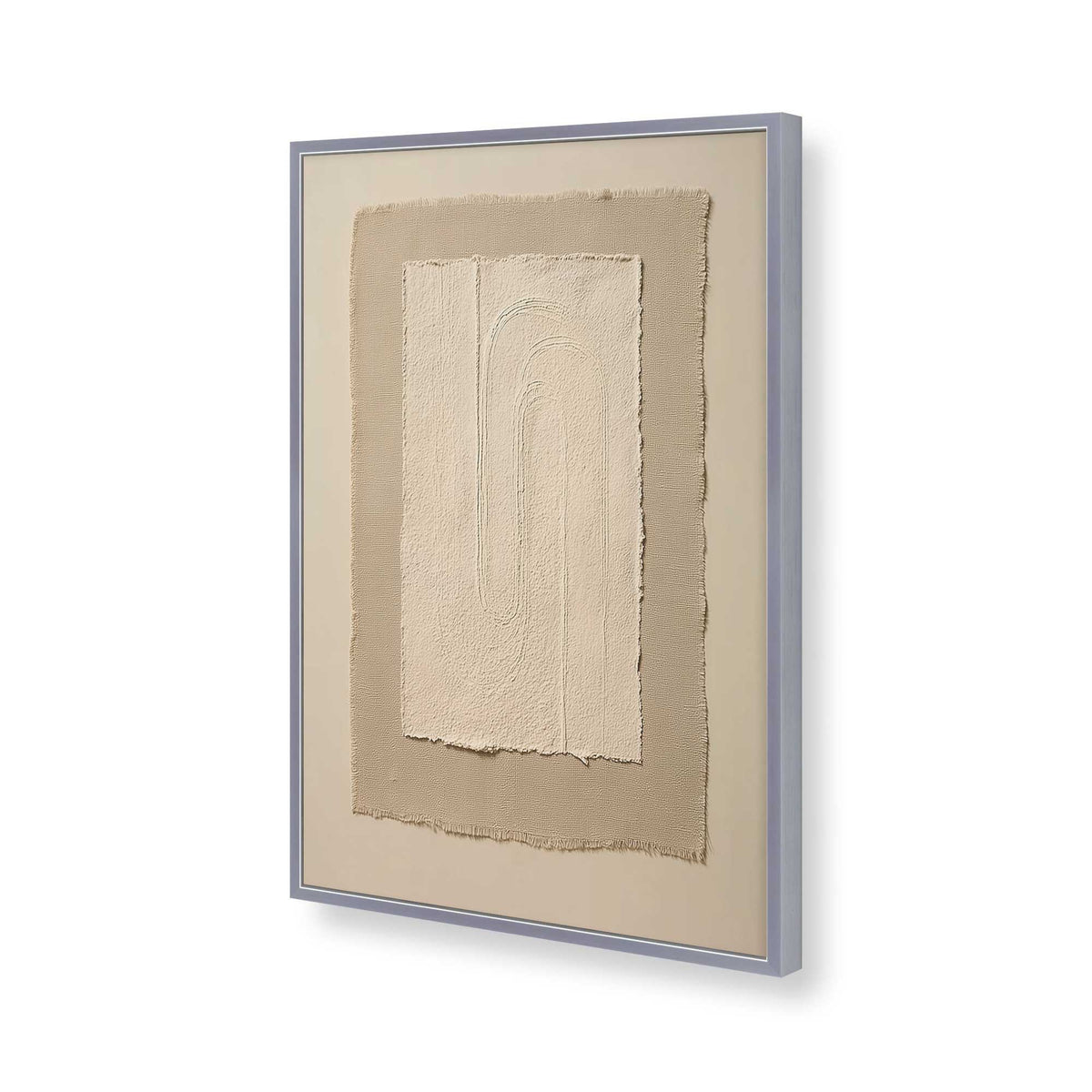 [Color:Polished Chrome], Picture of art in a Polished Chrome frame of the corner