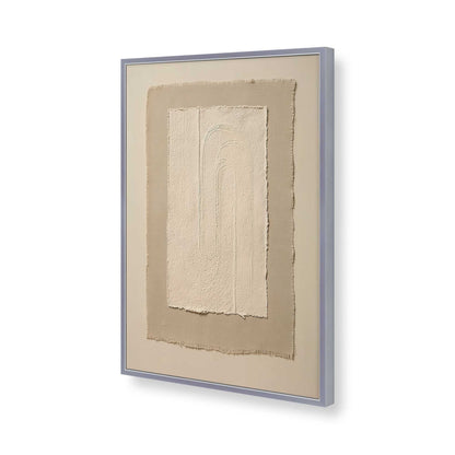 [Color:Polished Chrome], Picture of art in a Polished Chrome frame of the corner