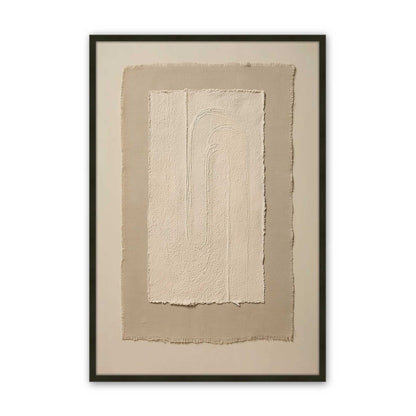 [Color:Satin Black], Picture of art in a Satin Black frame