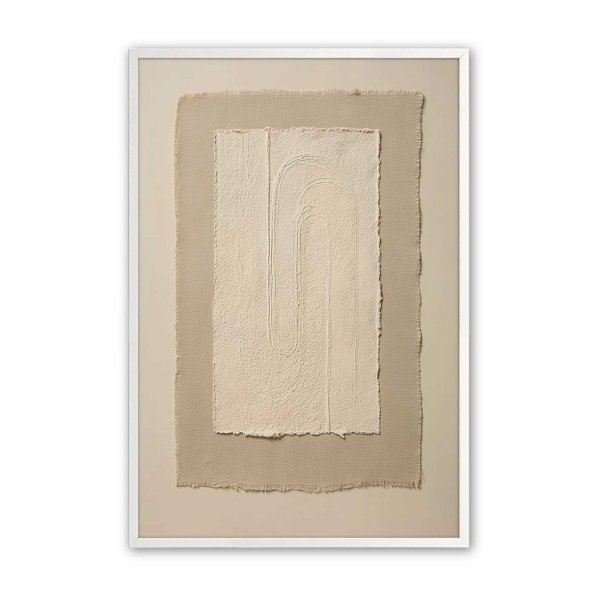 [Color:Opaque White], Picture of art in a Opaque White frame